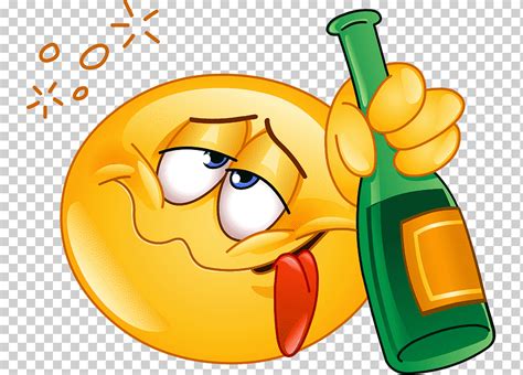 Emojis borrachos, emoticon, alcohol, intoxicación, expresión de bebida ...