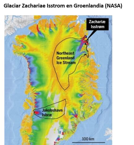 Empieza a colapsar el mayor glaciar de Groenlandia   Breves de Energía