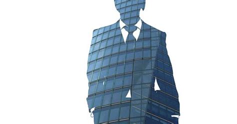 Empresario o emprendedor: silueta de un hombre con traje ...