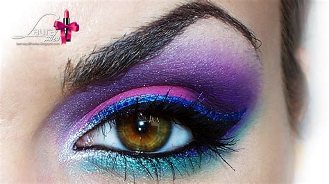 [EN&ES] Pink, Blue, Purple MakeUp / Maquillaje en Rosa ...