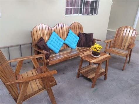 En venta juego de terraza de madera de teca   Muebles ...