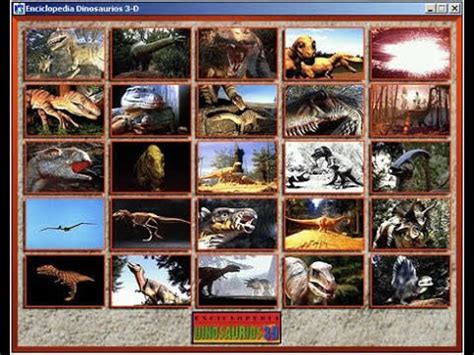 Enciclopedia de los Dinosaurios 3 D TODAS las animaciones ...