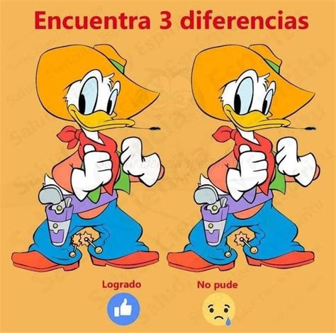 Encuentra 3 diferencias en los patos Donald | Donald duck, Disney ...
