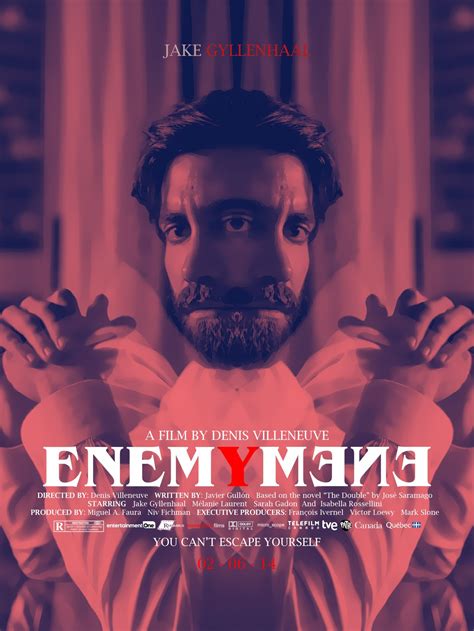 Enemy  2013  film poster | Peliculas de culto, Afiche de ...