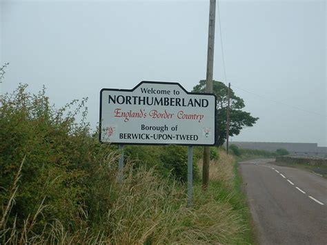 England/Scotland border on the B6461  Oliver Dixon cc by ...