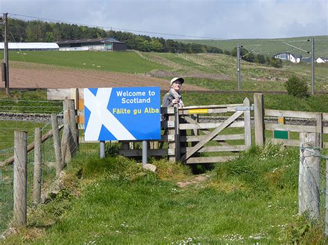 England/Scotland border on the...  Oliver Dixon cc by sa ...
