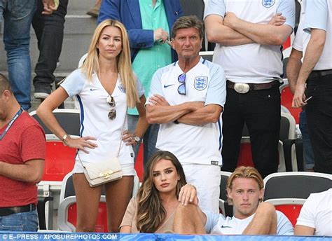 England WAGS console players after Iceland defeat in Euro ...