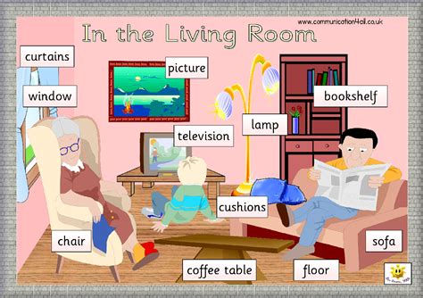English Kids Fun Living Room   House Plans | #69746