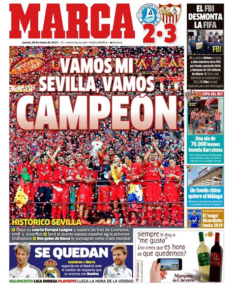 enhorabuena sevillafc | Sevilla, Diario marca, Marca