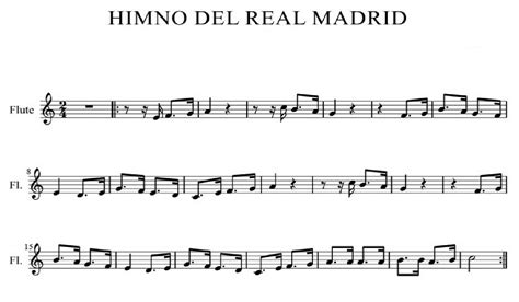 Enjoy the music!: Partitura Real Madrid F.C.