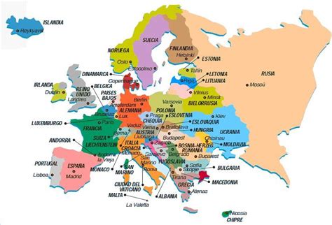 Enlaces de interés  con imágenes  | Mapa de europa, Europa ...