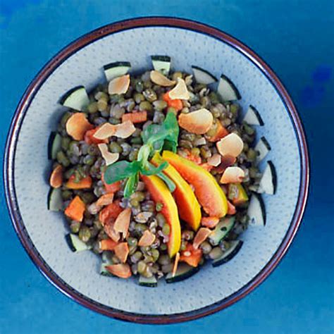 Ensalada de soja verde y papaya | Receta en TELVA.com