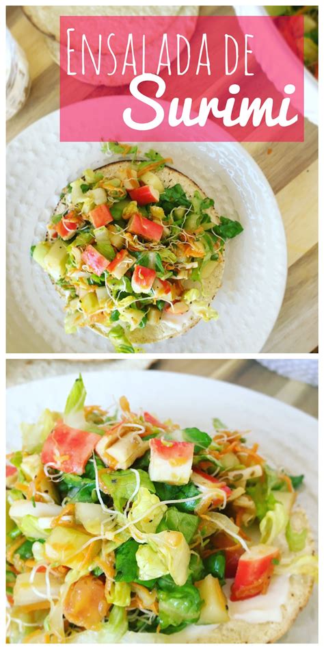 Ensalada de surimi | [recetas deliciosas] | Ensalada de ...