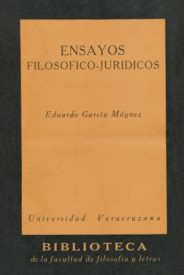 Ensayos filosófico jurídicos: 1934/1959 | Universidad ...