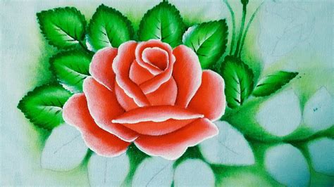 Ensinando a pintar rosas com Lia Ribeiro   YouTube