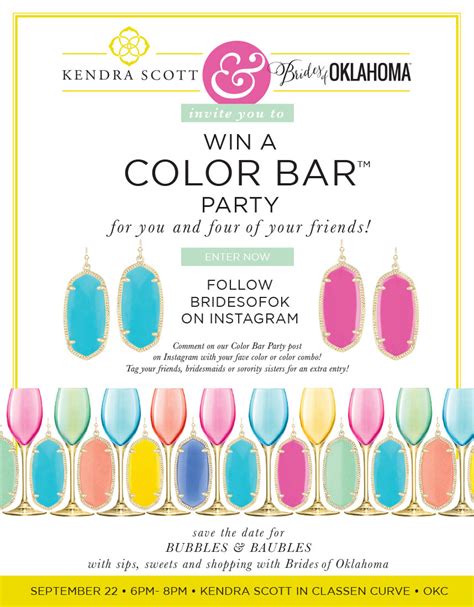 Enter the Kendra Scott Color Bar Party Giveaway Today!