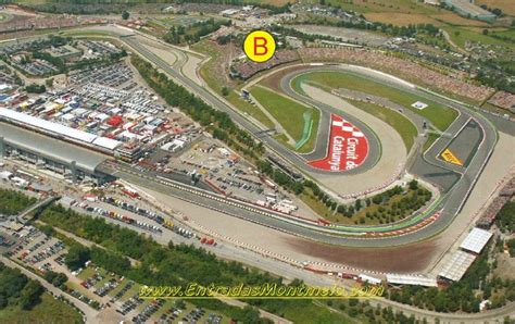 Entrada F1 Tribuna B, GP Barcelona Montmelo Catalunya ...