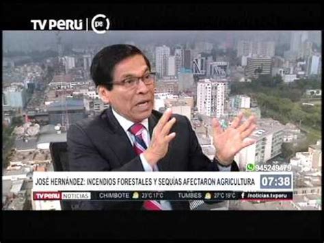 Entrevista al Ministro de Agricultura y Riego en TV Perú ...