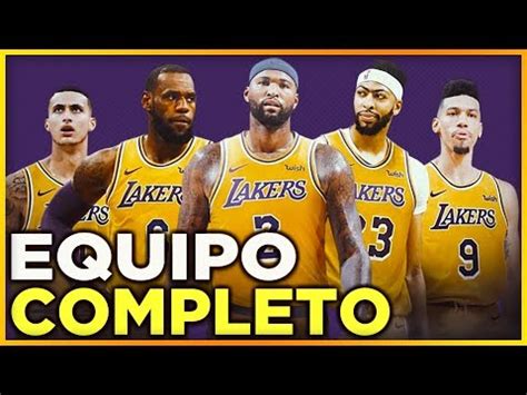 Equipo Completo de los Lakers con Fichajes y Traspasos  | NBA Lakers ...