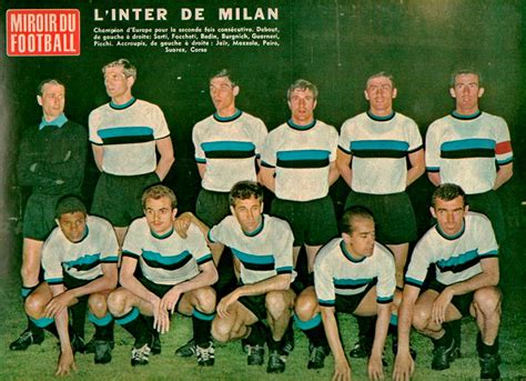 EQUIPOS DE FÚTBOL: INTER DE MILÁN Campeón de Europa 1965