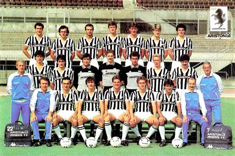 EQUIPOS DE FÚTBOL: JUVENTUS Plantilla 1985 86