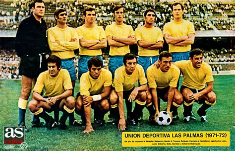 EQUIPOS DE FÚTBOL: LAS PALMAS en la temporada 1971 72
