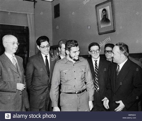 Ernesto Guevara de la Serna and Anastas Mikoyan first ...