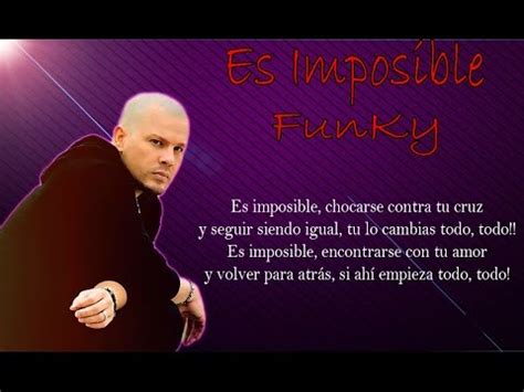 Es Imposible Funky Con Letra Nuevo 2015 YouTube
