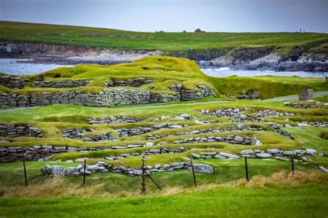 Escocia, Islas Shetland, Jarlshof Es El Sitio Arqueológico ...