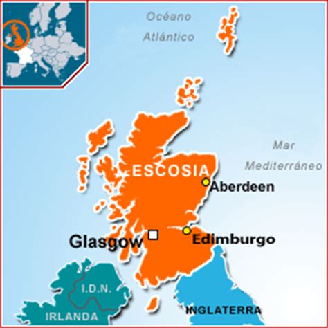 Escocia: Localización y datos geográficos