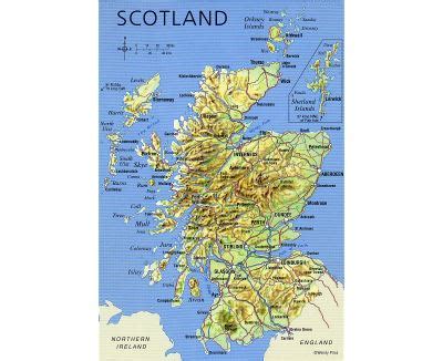 Escocia Mapa Europa : Edimburgo Escocia Anclado En Un Mapa ...