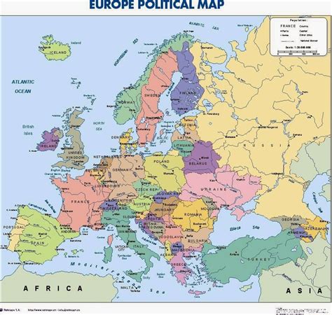 Escocia Mapa Europa