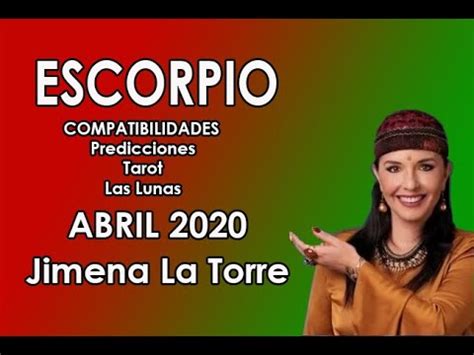 Escorpio hoy   2020 Abril   Tarot   Compatibilidades ...