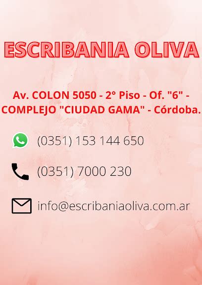 Escribania Oliva | Escribanía en Córdoba, Argentina
