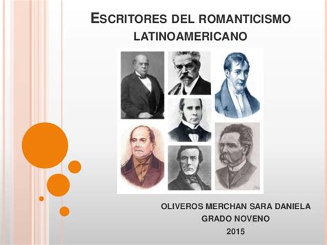 Escritores del romanticismo latinoamericano