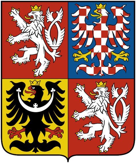 Escudos y banderas de República Checa.