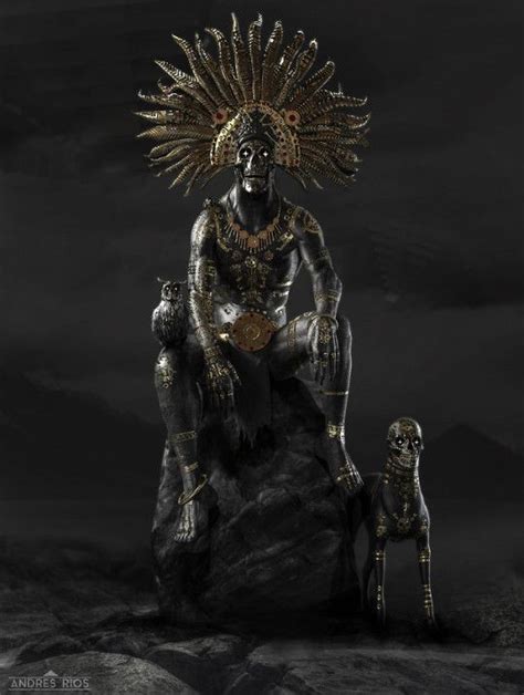 Escultura de Mictlantecuhtli, dios azteca de la muerte ...