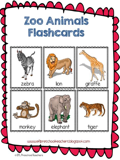 ESL/EFL Preschool Teachers: Zoo Animal Theme for the Kindergarten ELL