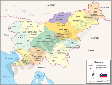 Eslovenia En El Mapa : ﻿Mapa de Eslovenia﻿, donde está, queda, país ...