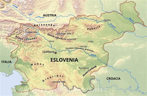 Eslovenia Mapa | Mapa