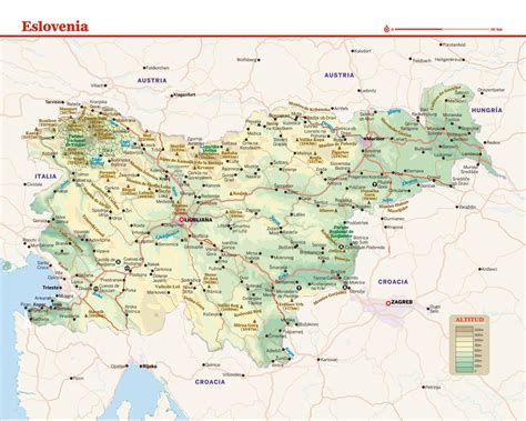Eslovenia Mapa | Portugal Cidades