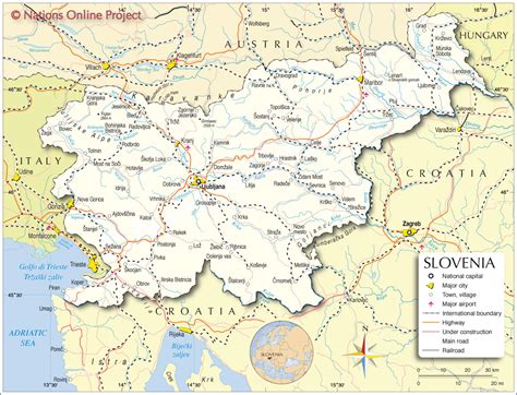 Eslovênia | Mapas Geográficos da Eslovênia   Enciclopédia Global