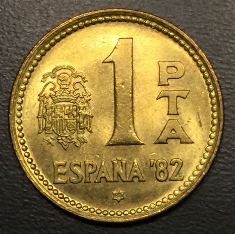 Esp101 Moneda España 1 Peseta 1980 Au unc Ayff   $ 41.00 en Mercado Libre
