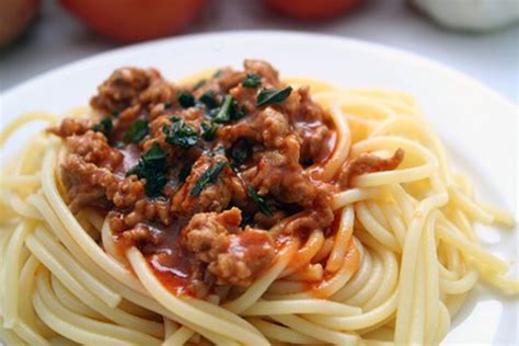 Espaguetis boloñesa  con soja texturizada    Recetas de ...