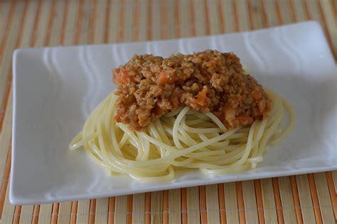 Espaguetis con salsa boloñesa vegana | Mis recetas veganas
