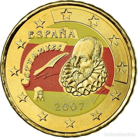 españa, 10 euro cent, 2007, colorised, sc, lató   Comprar Monedas Ecus ...