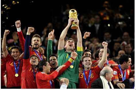 España ganó la Copa Mundial de Fútbol de Sudáfrica en 2010 ...