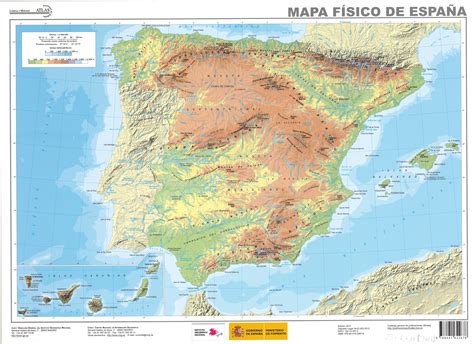 España. Mapas físicos y políticos. 2012