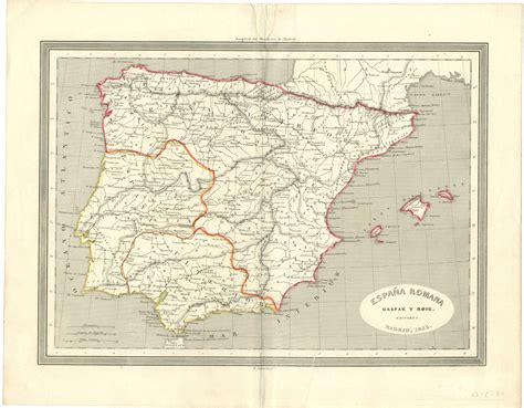España. Mapas históricos. 1853