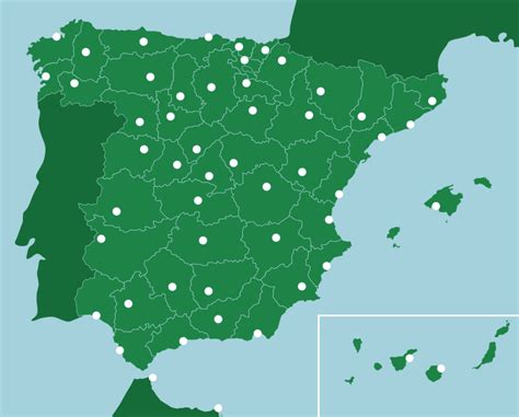 España: Provincias, Capitales   Juego de Mapas